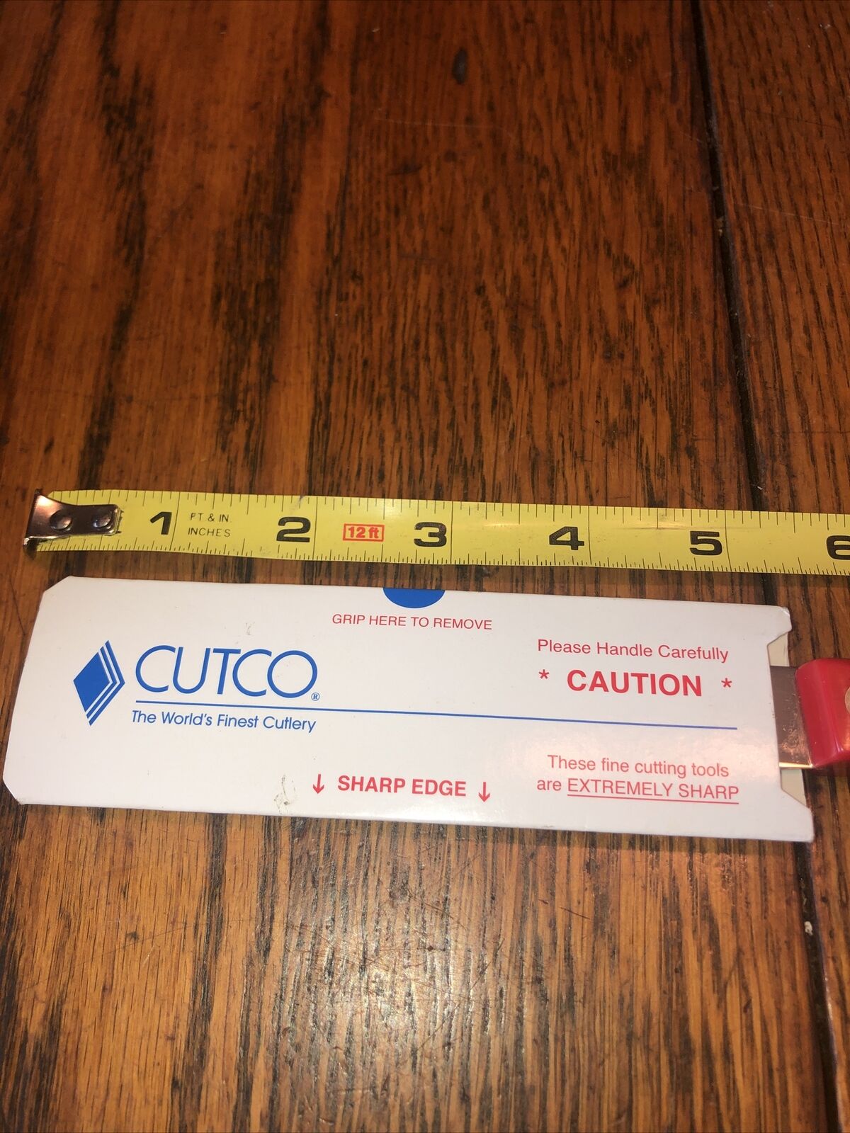 CUTCO 1768 SPREADER KNIFE SPATULA RED HANDLE ENGRAVED-NEW - Fresh Stock Dated December 2025