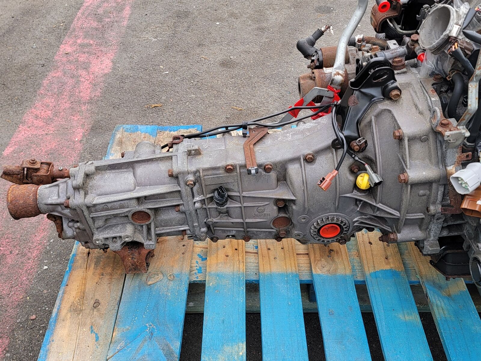 03 04 SUBARU IMPREZA BASE 2.5L SOHC 4CYL 5SPD TRANSMISSION EJ253 P089458R - Fresh Stock Dated February 2026