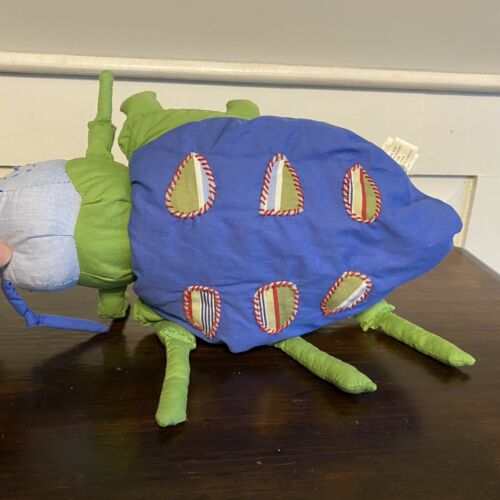 Pottery Barn Kids Insect Grasshopper Bedroom Throw Pillows Bugs Decor - Fresh Stock Dated December 2025