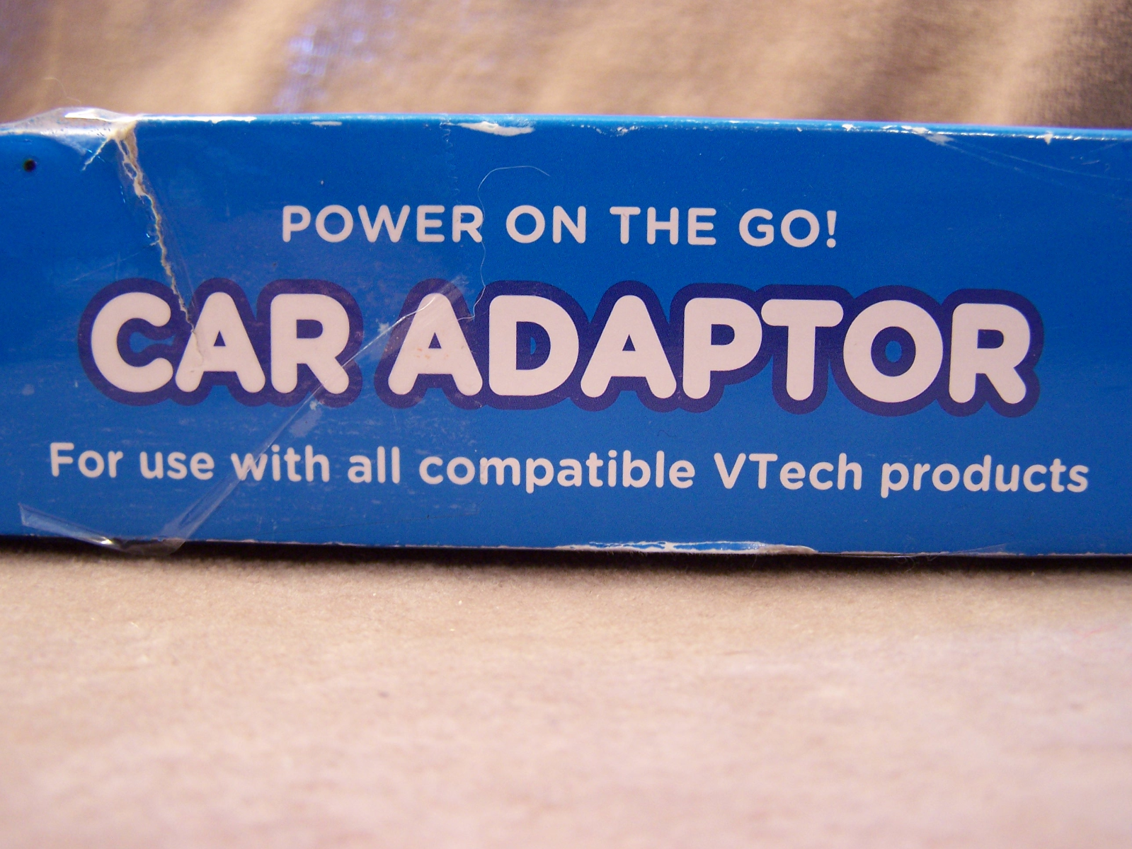 Vtech Power on the Go Car Adapter for all Vtech Products - Used - Fresh Stock Dated February 2026