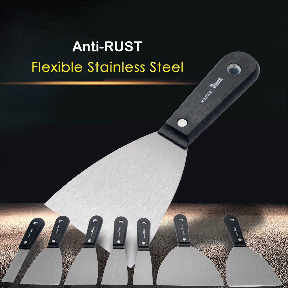 Universal Carbon Steel Filling Knif Drywall Plastering Spatula Taping Knif UK - Fresh Stock Dated February 2026