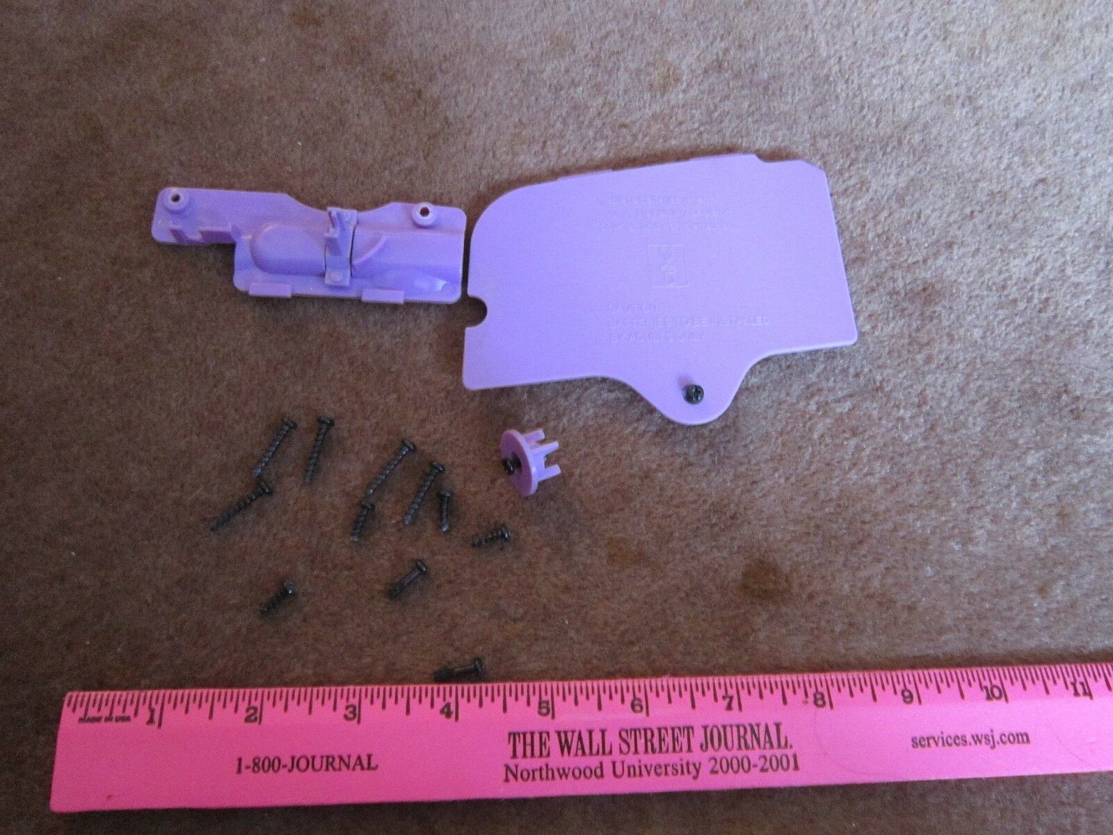 LEAPFROG LEAPPAD Replacement Part Purple Battery Back/Pen Cover for 30003 - Fresh Stock Dated December 2025