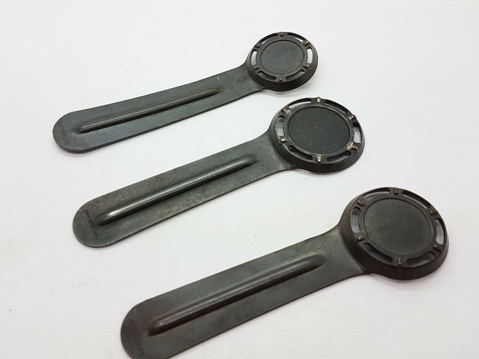 Three Swiss Watch Case Openers Black Color Random Assortment Watch Repair 33P - Fresh Stock Dated February 2026