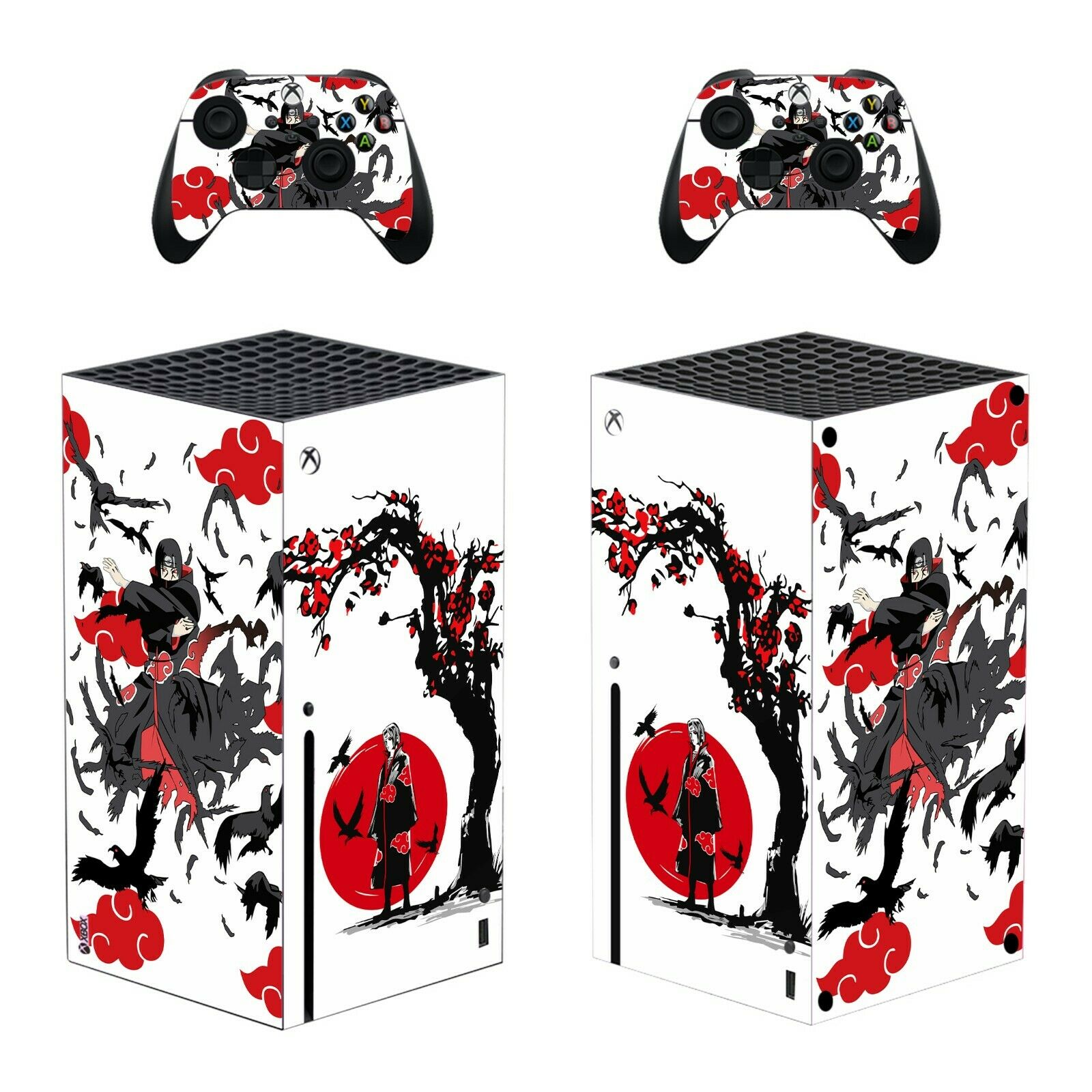 Xbox Series S X Slim Console Controllers Skin Decal Naruto Uchiha Itachi Sticker - Fresh Stock Dated December 2025