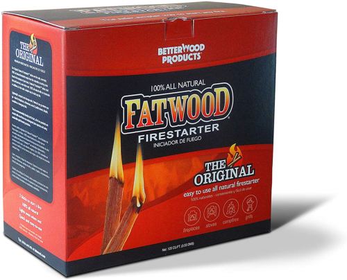 Better Wood Products Fatwood Firestarter Box, 5-Pounds 9987 - Fresh Stock Dated December 2025