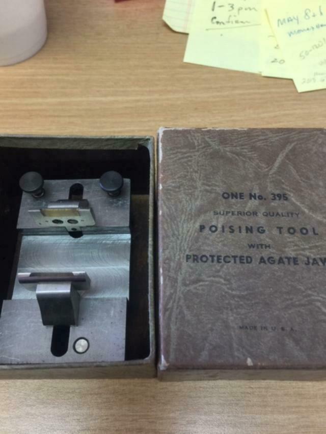 Poising Tool One No. 395 Watchmakers - Fresh Stock Dated February 2026