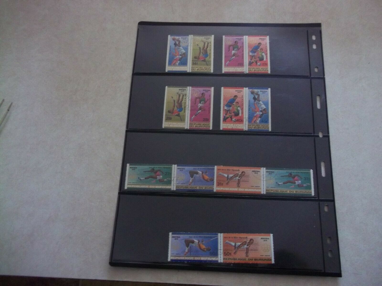 BURUNDI  STAMP COLLECTION LOT Used CTO AFRICA  9 PICTURES - Fresh Stock Dated December 2025