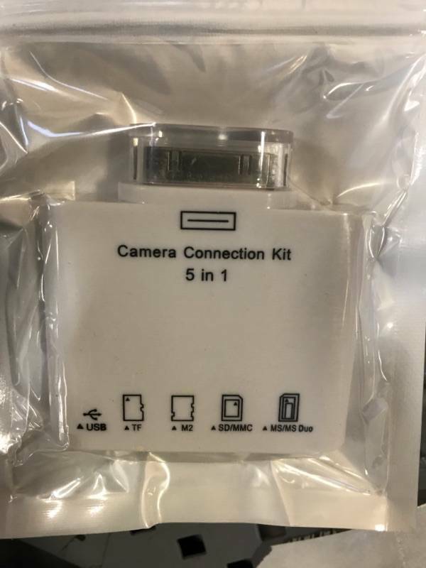 2 Pack  of  30 Pin 5 In 1 Camera Connection Kit Adapter For iPad 1, 2 & 3 - Fresh Stock Dated February 2026