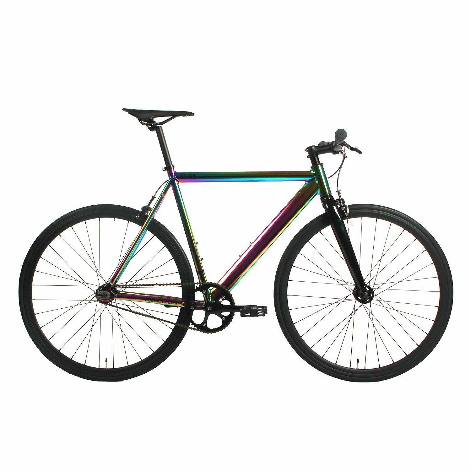 Golden Cycles Uptown Alloy Track Fixie Bike Oil Slick 55 cm 2021 - Fresh Stock Dated February 2026