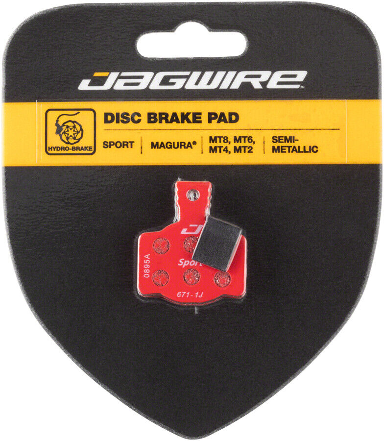 Jagwire Mountain Sport Semi-Metallic Disc Brake Pads - Magura MT8, MT6, MT4, MT2 - Fresh Stock Dated February 2026