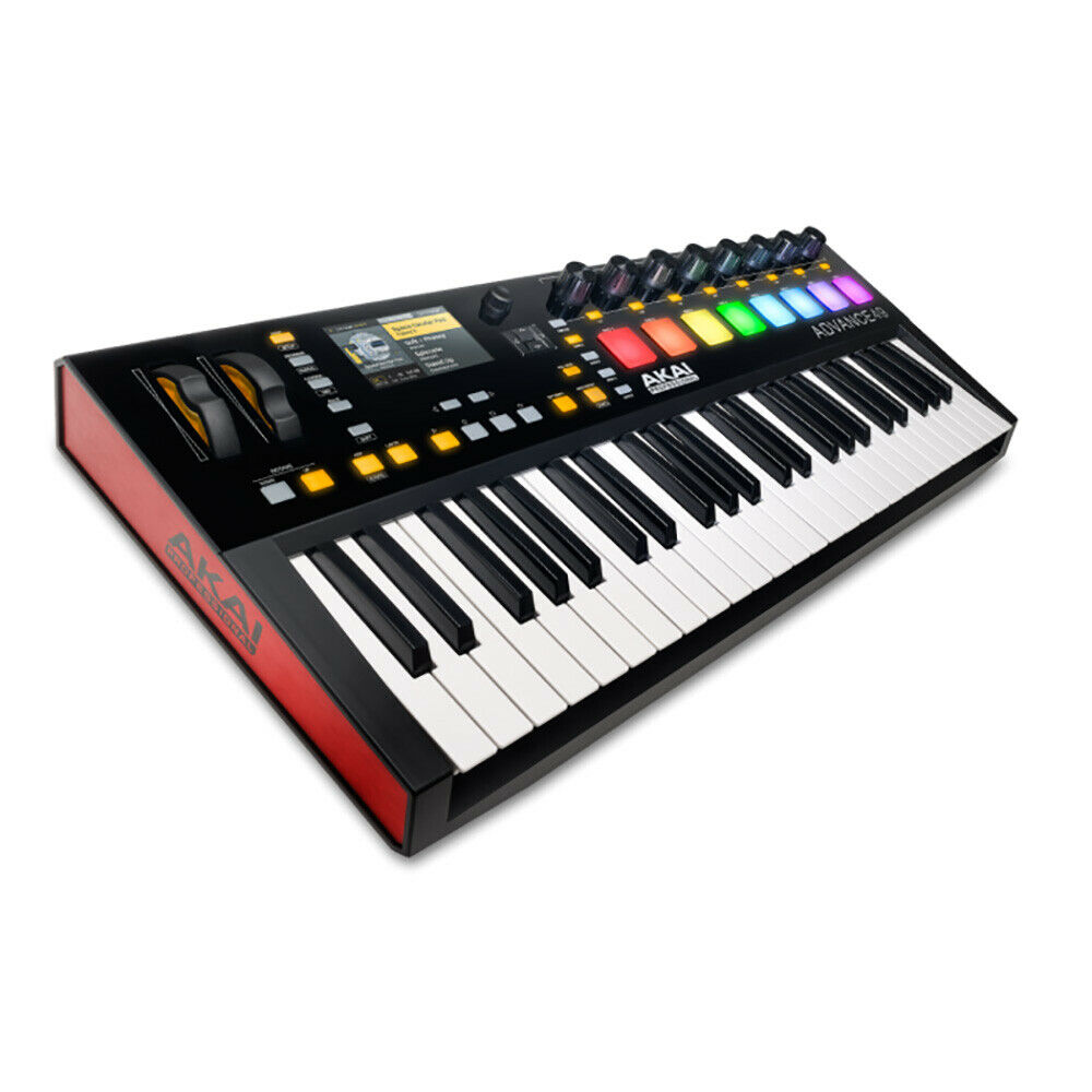 Akai Professional Advance 49 Virtual Instrument Studio Live Keyboard Controller - Fresh Stock Dated February 2026