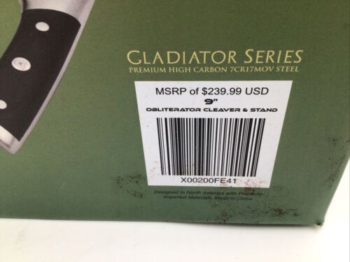 Dalstrong Obliterator 9” Cleaver and Stand - USED (READ) - Fresh Stock Dated December 2025