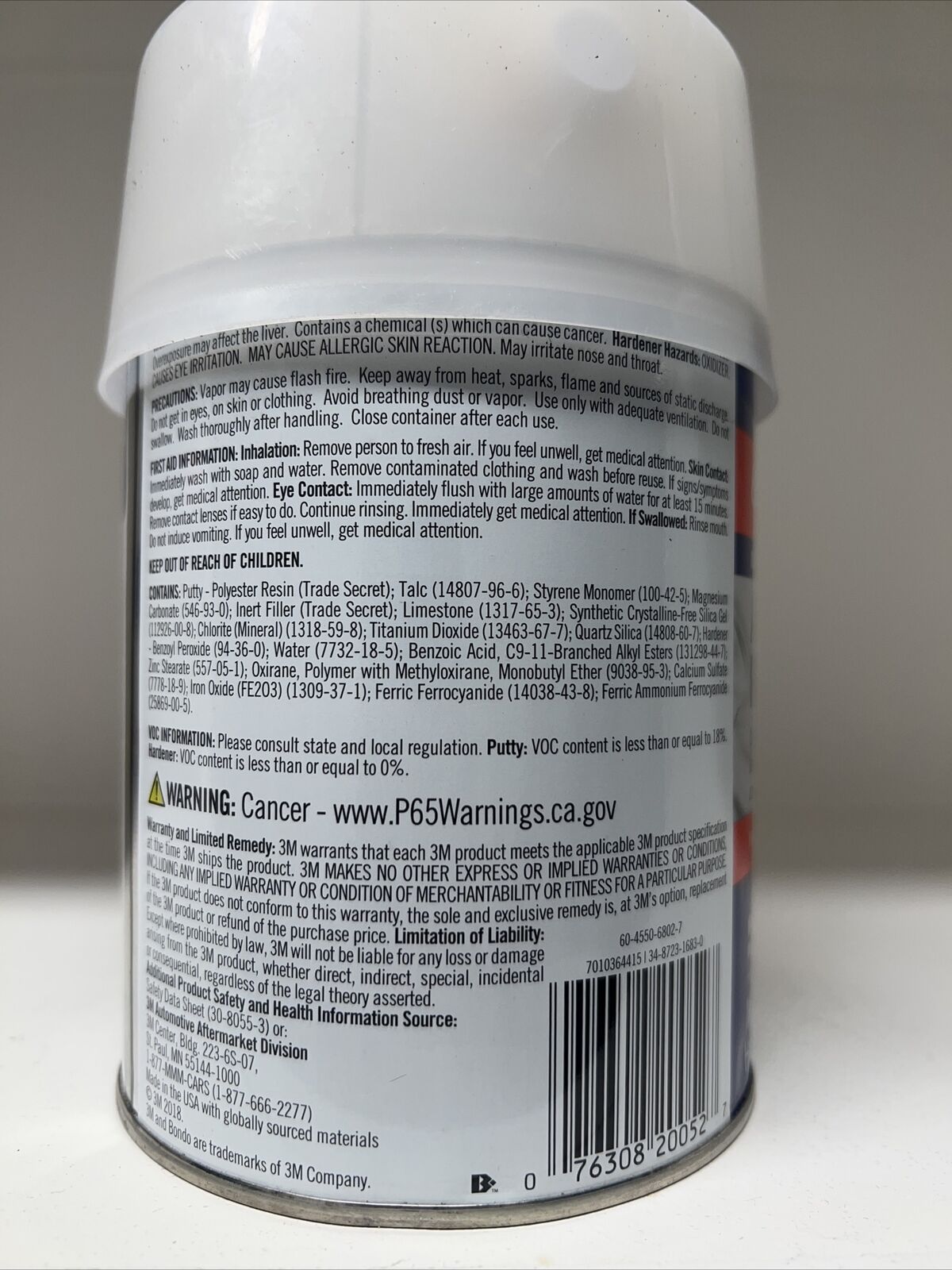 Bondo All-Purpose Putty Unopened - Fresh Stock Dated February 2026