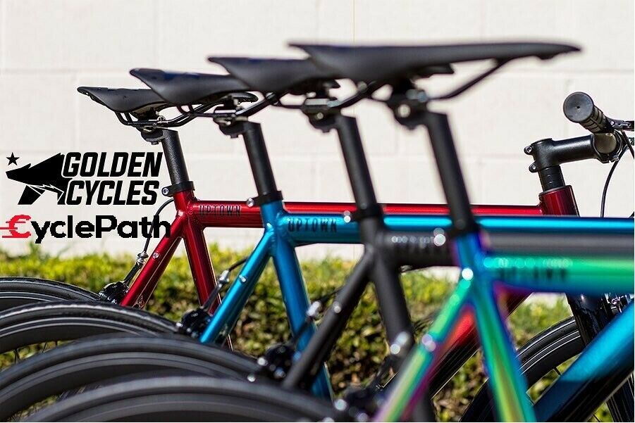 Golden Cycles Uptown Alloy Track Fixie Bike Oil Slick 55 cm 2021 - Fresh Stock Dated February 2026