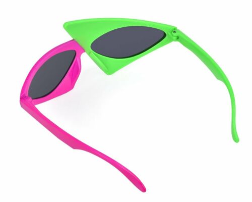 Novelty Party Sunglasses 80s Asymmetric Glasses Hip Hop Dance DISTINCTIVE STYLE - Fresh Stock Dated February 2026