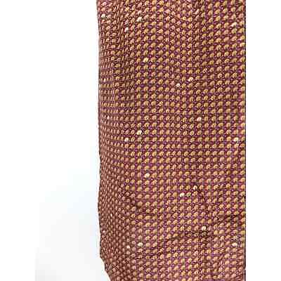 Vintage 70s Silk Floral High Waisted Below-the-Knee Midi Skirt - Fresh Stock Dated February 2026