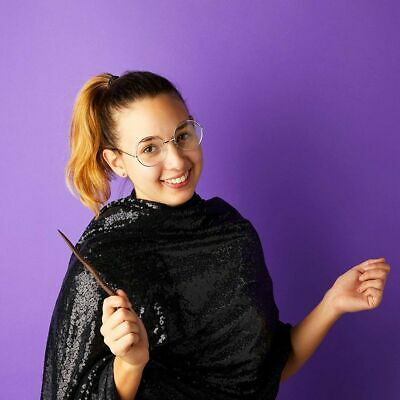 Halloween Wizard Glasses, Costume Accessories (Gold and Silver, 4 Pack) - Fresh Stock Dated February 2026