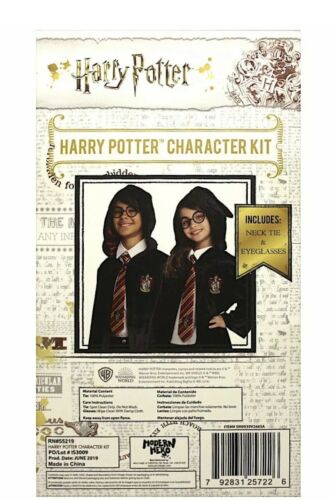 NEW Harry Potter Character Costume Accessories Kit Necktie & Eyeglasses  Set - Fresh Stock Dated December 2025