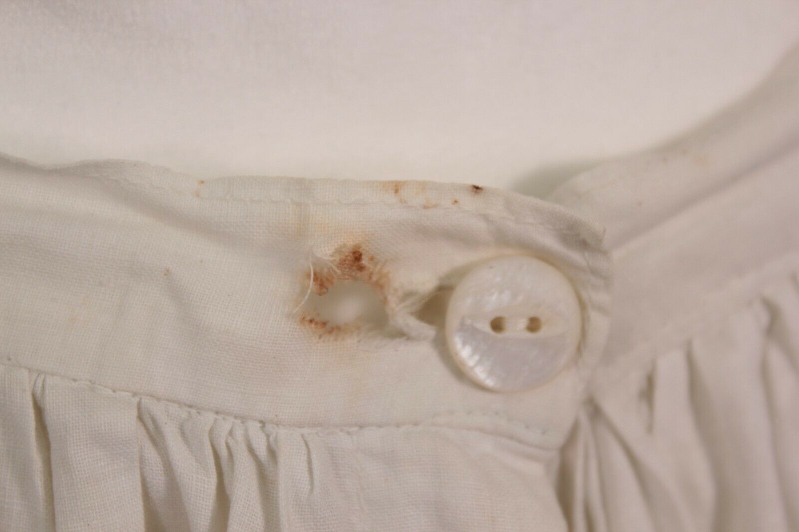 VTG Women's Antique Edwardian Early 1900s White Skirt W Eyelet Sz M - Fresh Stock Dated February 2026