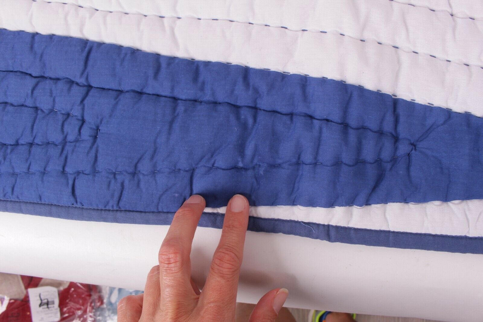 Pottery Barn Kids Nautical Flag standard pillow sham *photo studio sample* - Fresh Stock Dated February 2026