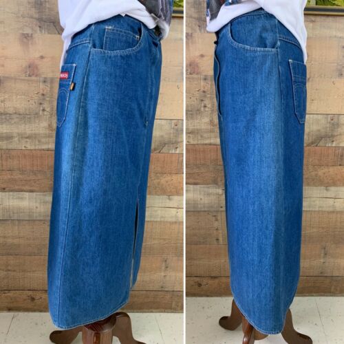 Vintage 1980's Sasson Women's Small Denim Jean Pencil Skirt - Fresh Stock Dated December 2025