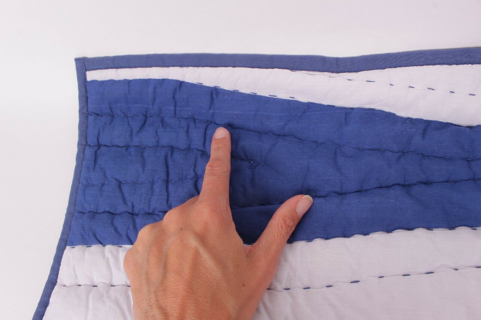 Pottery Barn Kids Nautical Flag standard pillow sham *photo studio sample* - Fresh Stock Dated February 2026