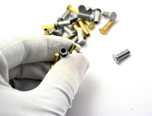 10pcs 1.03 1.5 1.7 cm Pipe Type Rivets For Chopping Kitchen Knife Handle - Fresh Stock Dated January 2026