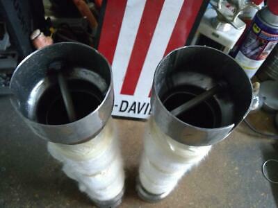 HARLEY RUSH EXHAUST #183412 1.75 PERFORMANCE BAFFLES MAT TOURING SOFTAIL CHOPPER - Fresh Stock Dated February 2026