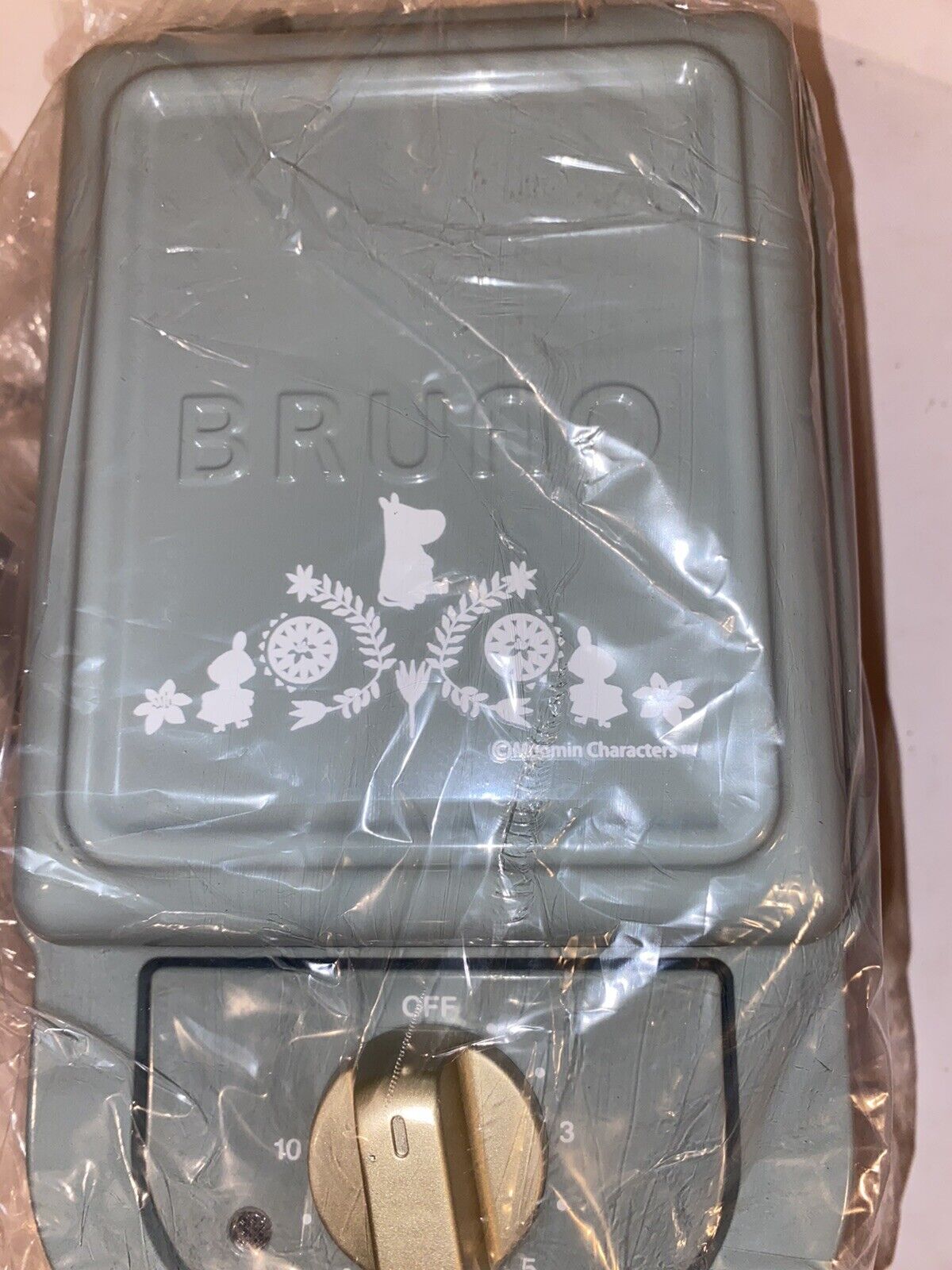 BRUNO x MOOMIN VALLEY Toasted Hot Sandwich Maker Single size Moomin - Fresh Stock Dated February 2026