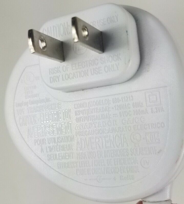 Leapfrog Leapster Leappad AC Adapter 9V Power Supply Charger Original 690-11213 - Fresh Stock Dated February 2026