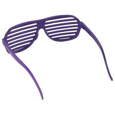 36-Pack Party Sunglasses, Neon Color Plastic Slotted Shutter Shades 80s Party - Fresh Stock Dated February 2026