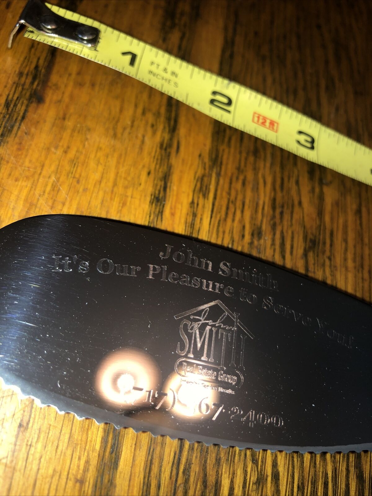 CUTCO 1768 SPREADER KNIFE SPATULA RED HANDLE ENGRAVED-NEW - Fresh Stock Dated December 2025