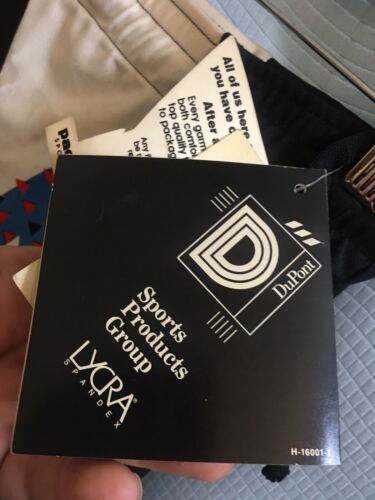 Small NOS Vintage 1980s CINELLI Cycling Shorts MADE IN CALIFORNIA USA Vegan Pad - Fresh Stock Dated December 2025