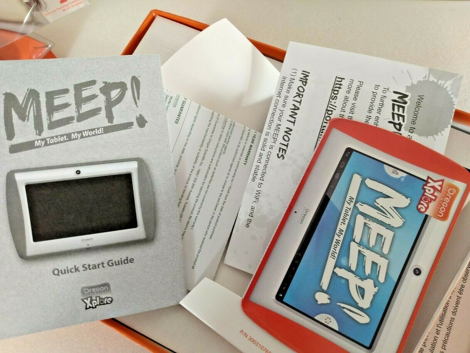 Oregon Scientific Meep Children's Tablet Computer New in Open Box - Fresh Stock Dated February 2026