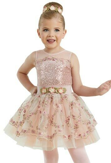 Weissman Dance Pink Floral Kingdom Ballet Dress Girls Toddler Size 4 - Fresh Stock Dated December 2025