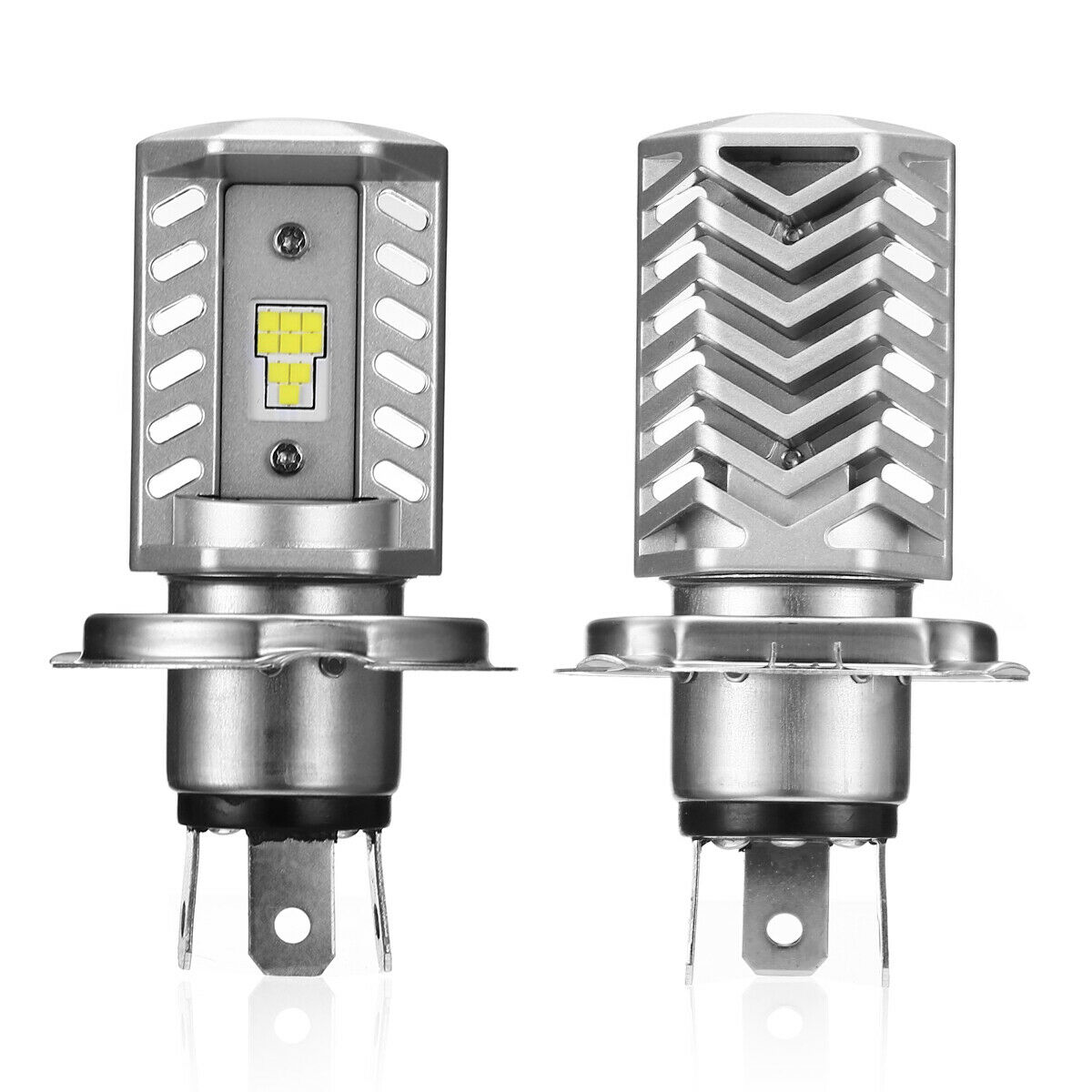 Motorcycle H4 9003 HB2 LED Headlight Bulb 16000LM 6500K Hi/Lo Beam Light - Fresh Stock Dated February 2026