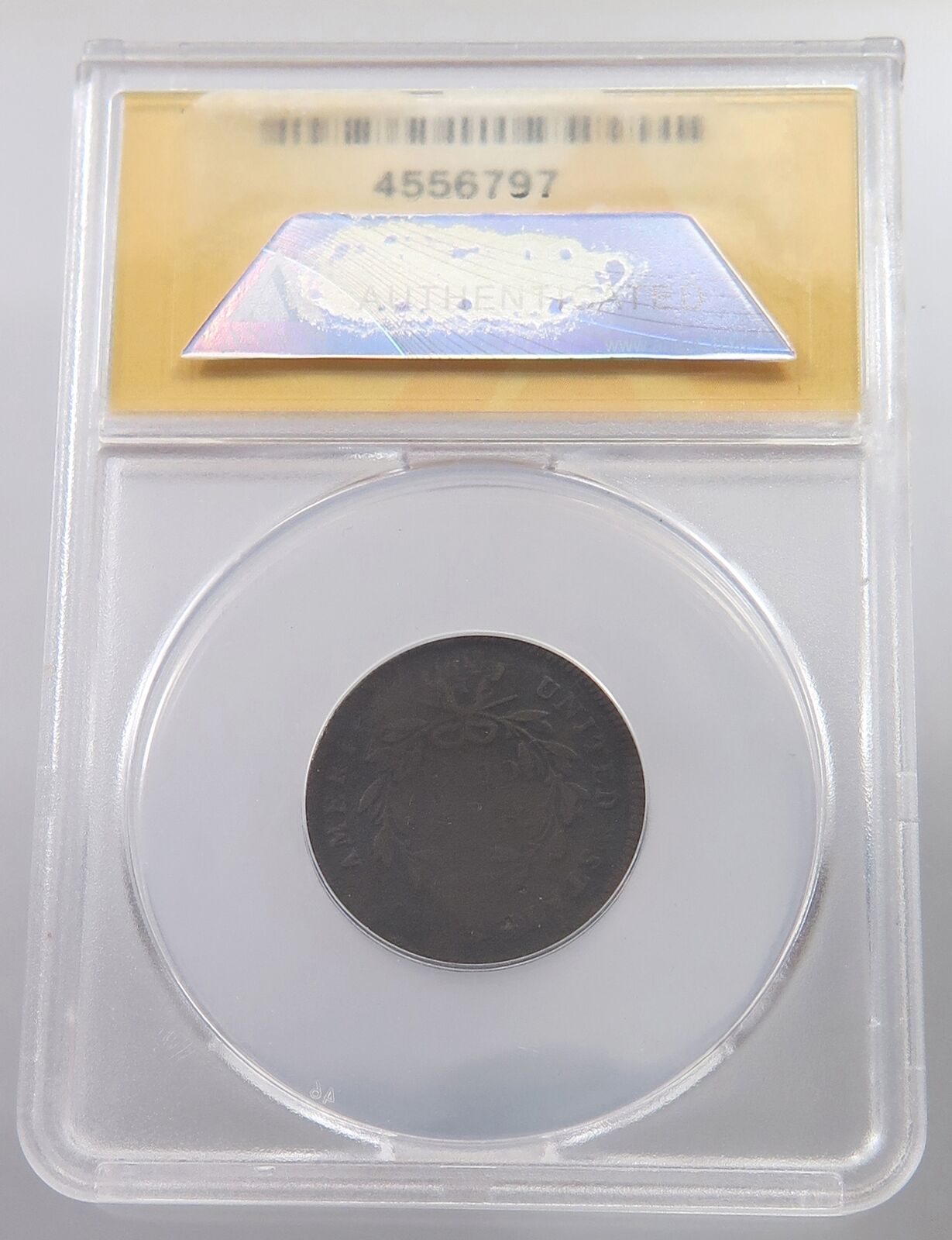 UNITED STATES HALF CENT 1797 PLAIN EDGE C-2 GRADED #p54 101 - Fresh Stock Dated December 2025