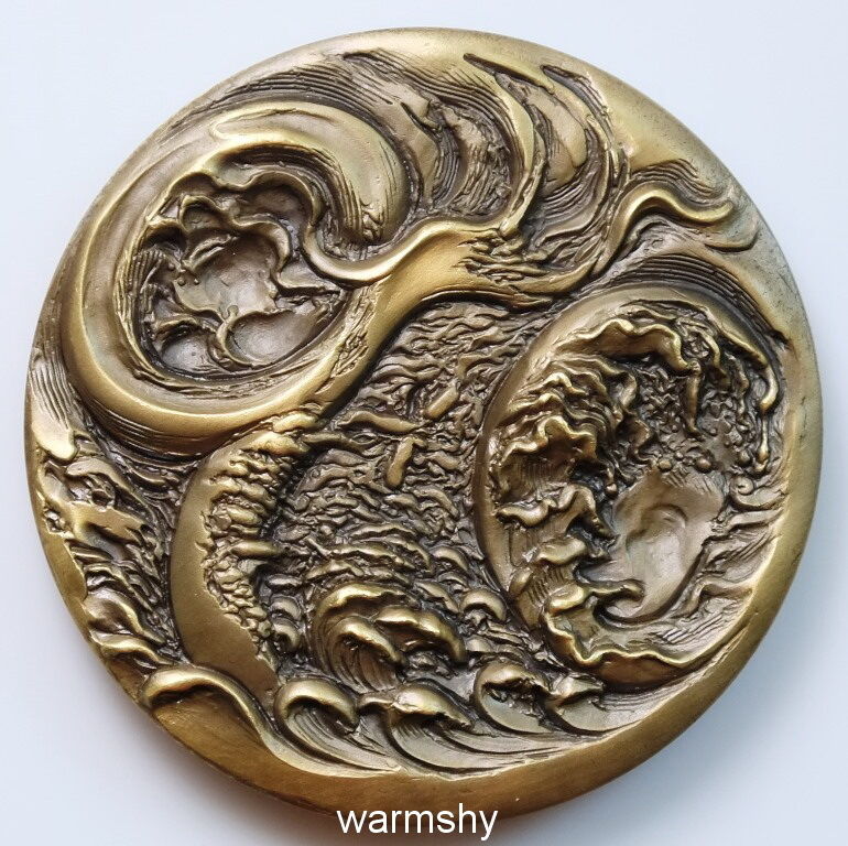 China 2010 Shanghai Mint Establishment 90th Commemorative Brass Medal 90 MM COA - Fresh Stock Dated February 2026