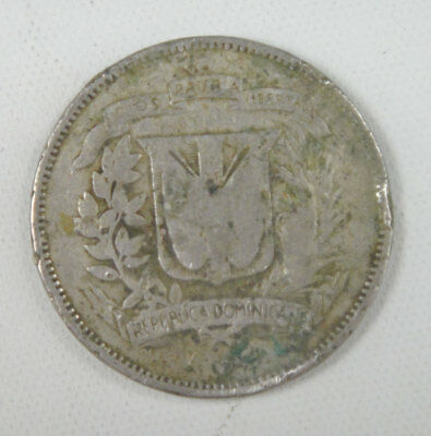 Dominican 25 Centavos Coin 1967 - Fresh Stock Dated December 2025