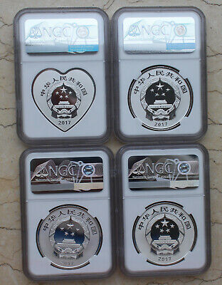 NGC PF70 2017 China 30g Silver Coins Set (4 Pcs)- Chinese Auspicious Culture - Fresh Stock Dated February 2026