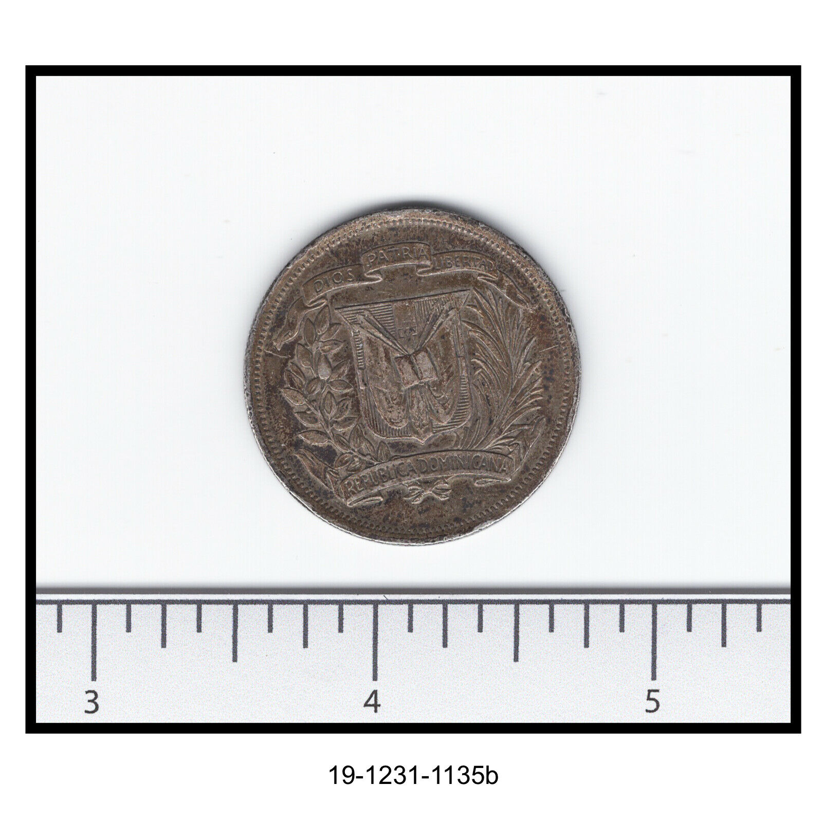 1937 Dominican Republic Medio Peso Silver Coin - Fresh Stock Dated February 2026