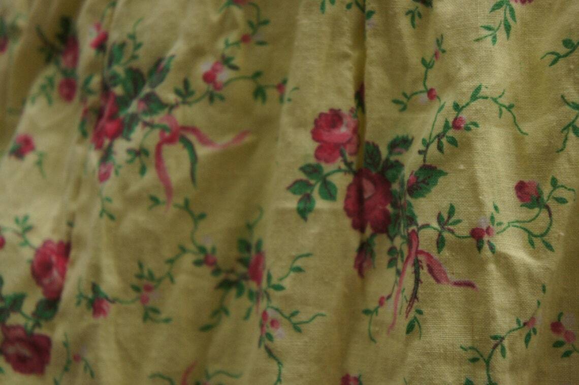 Vintage 30s Floral Print Prairie Maxi Skirt - Fresh Stock Dated March 2026