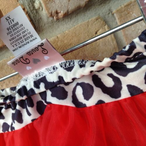 NWOT Laura Dare Red Petticoat Tutu Girls Sz XS Play Dress-Up Dance USA Made - Fresh Stock Dated February 2026
