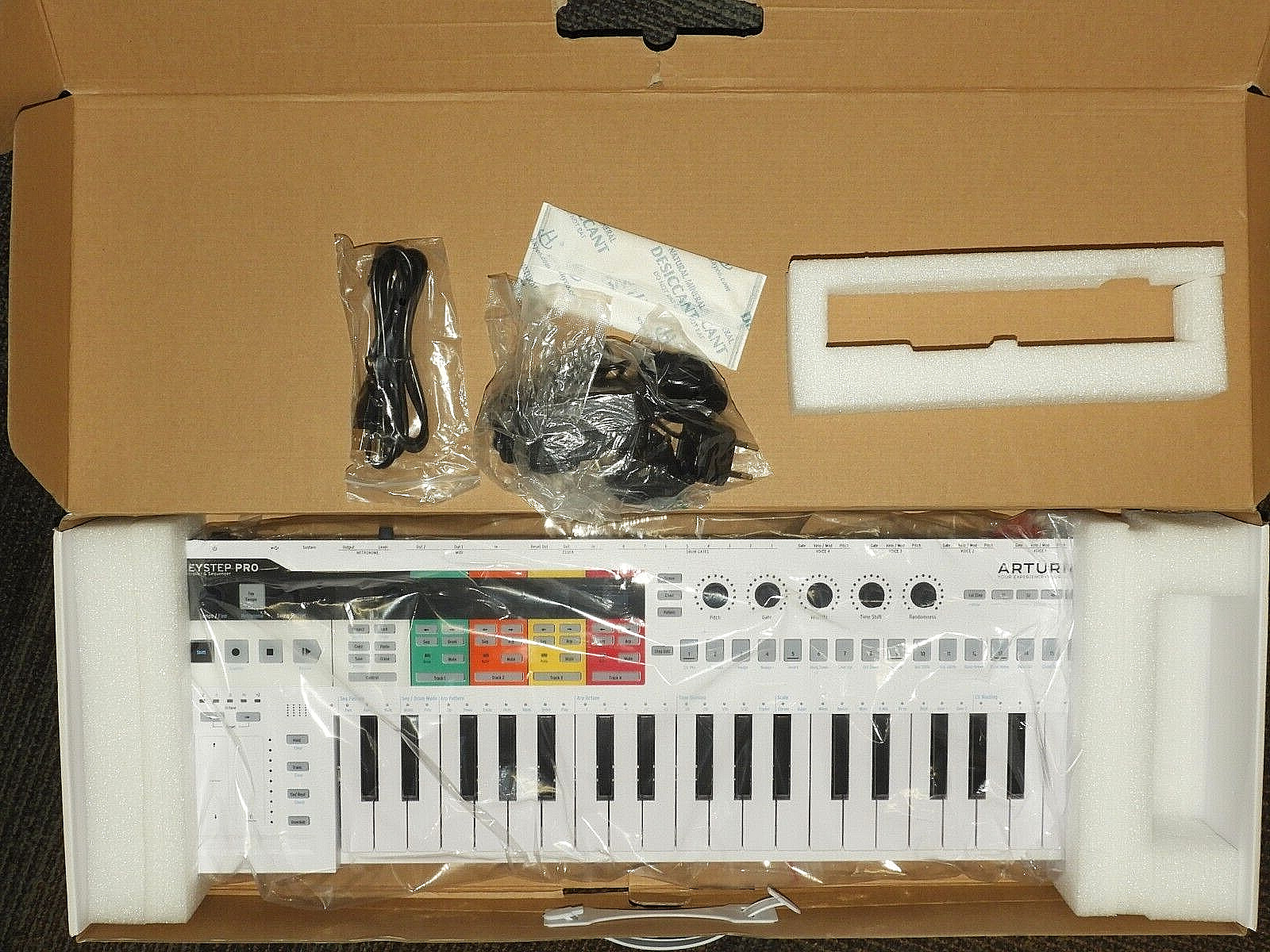 Arturia Keystep Pro Sequencer 37-Key Midi USB DJ/Recording Keyboard Controller - Fresh Stock Dated February 2026