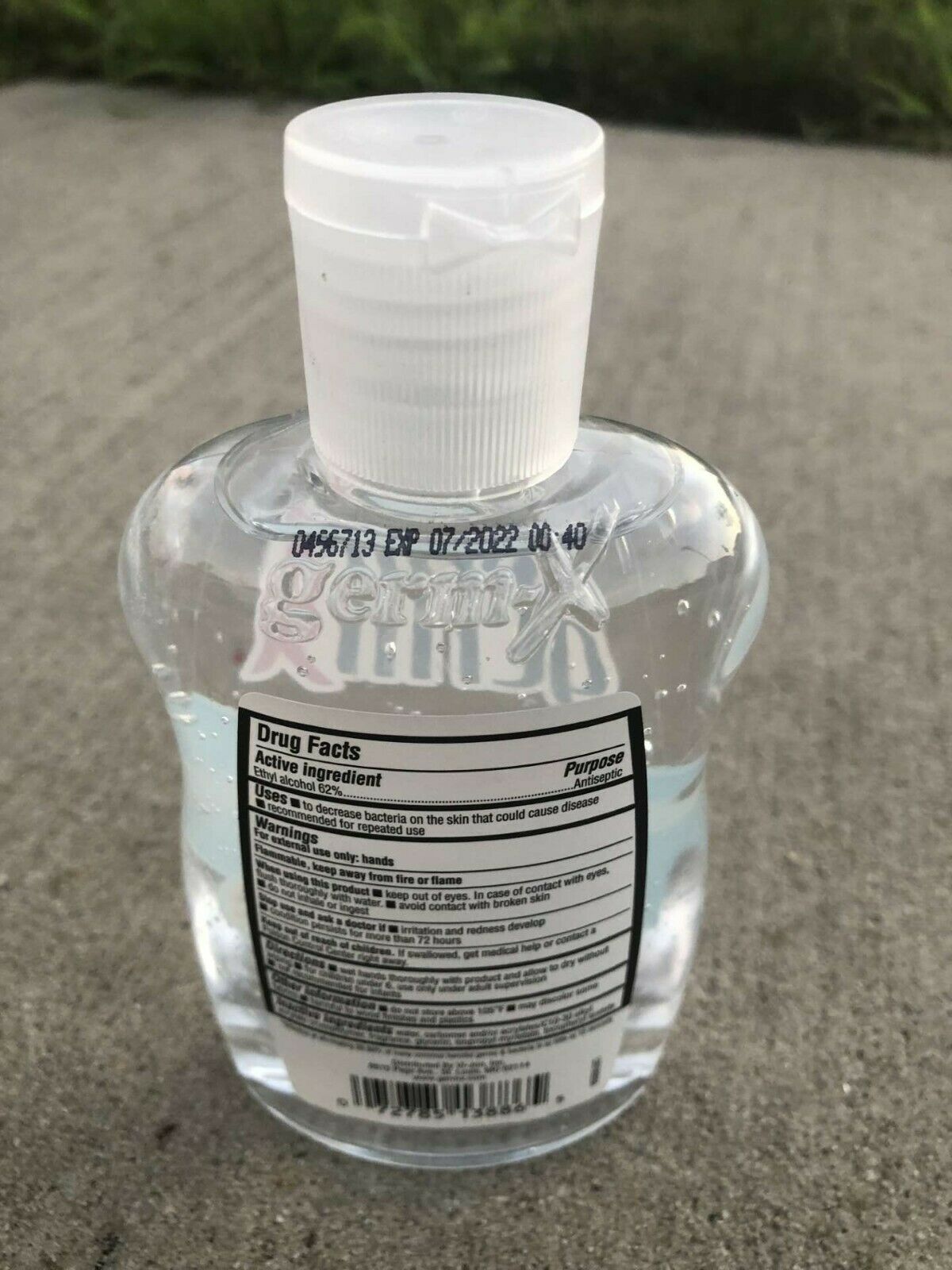 Germ-X Hand Sanitizer with Flip Top Cap Original - 8oz /236ml - Fresh Stock Dated February 2026
