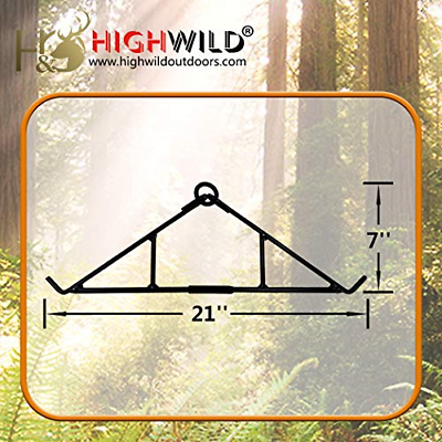 Highwild Game Hanging Gambrel & Hoist Kit with Pulleys & Rope - 600 lbs - Fresh Stock Dated February 2026