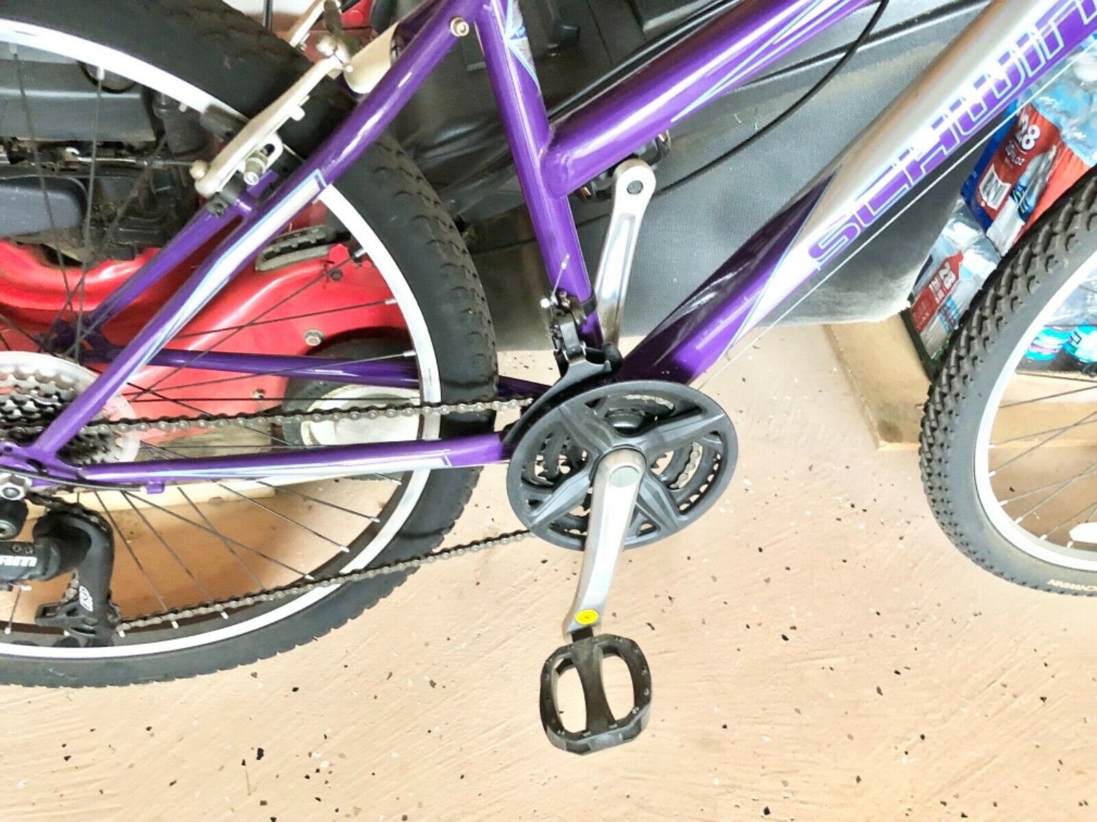 Schwinn Ladies Bicycle Purple With 21 Speed Vitesse Chair - Fresh Stock Dated February 2026