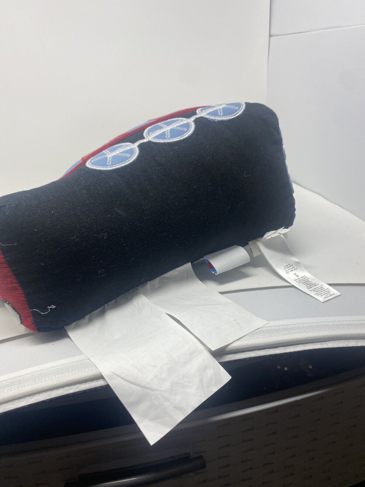 Pottery Barn Kids Thomas  and Friends The Train Shaped Pillow Blue Black Red - Fresh Stock Dated February 2026