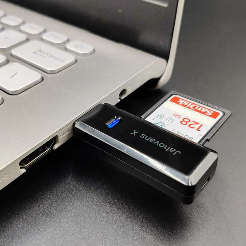 USB 3.0 SD Card Reader for PC, Laptop, Mac, (Black) - Fresh Stock Dated February 2026