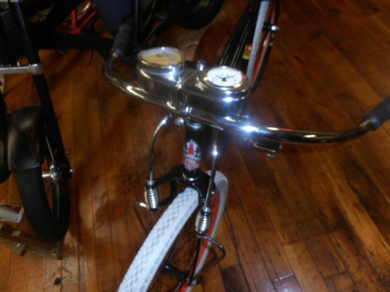 Bicycle Speedometer & Clock Stewart Warner cool accessory for 26